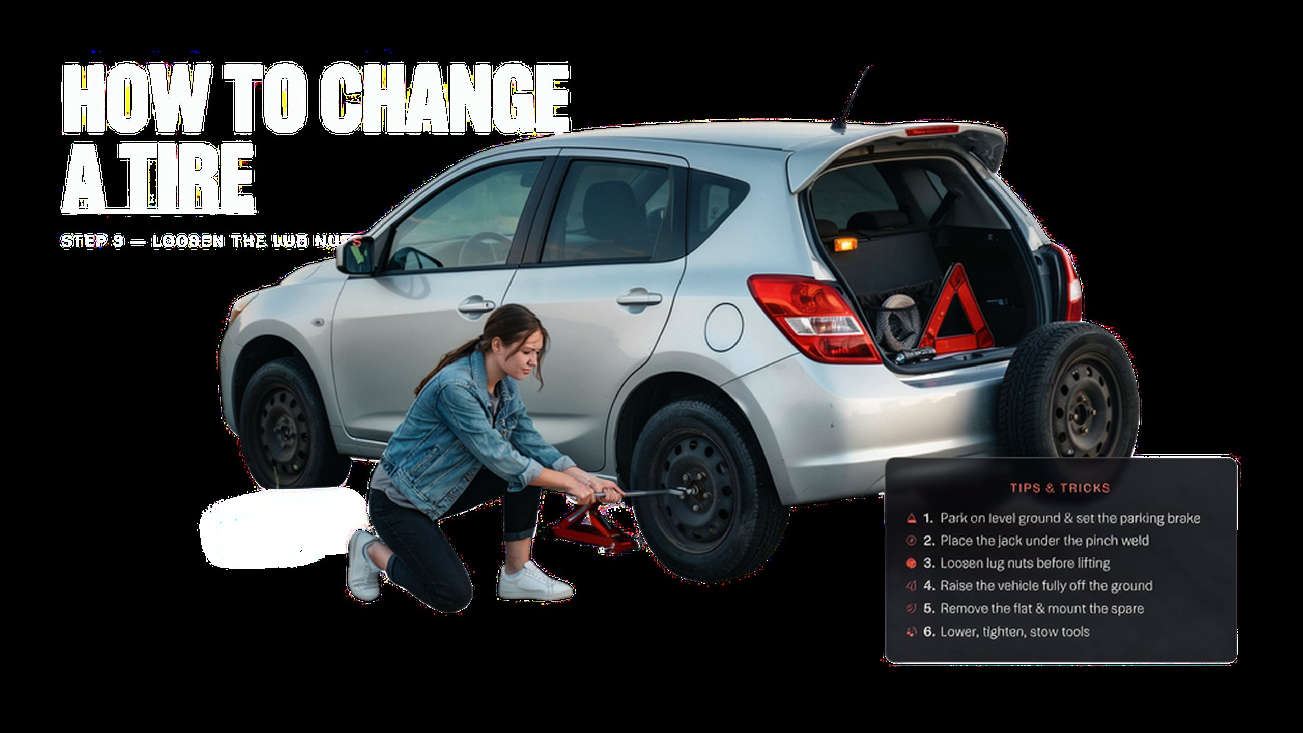 how to change a tire