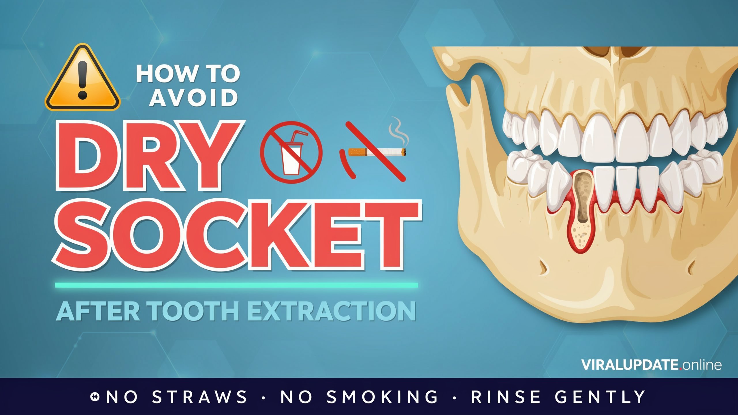 How to avoid dry socket