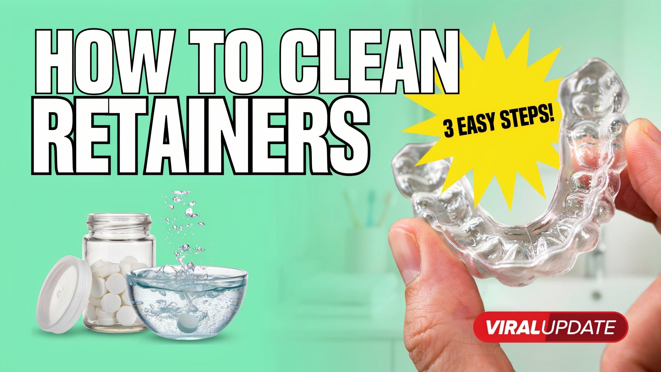 how to clean retainers